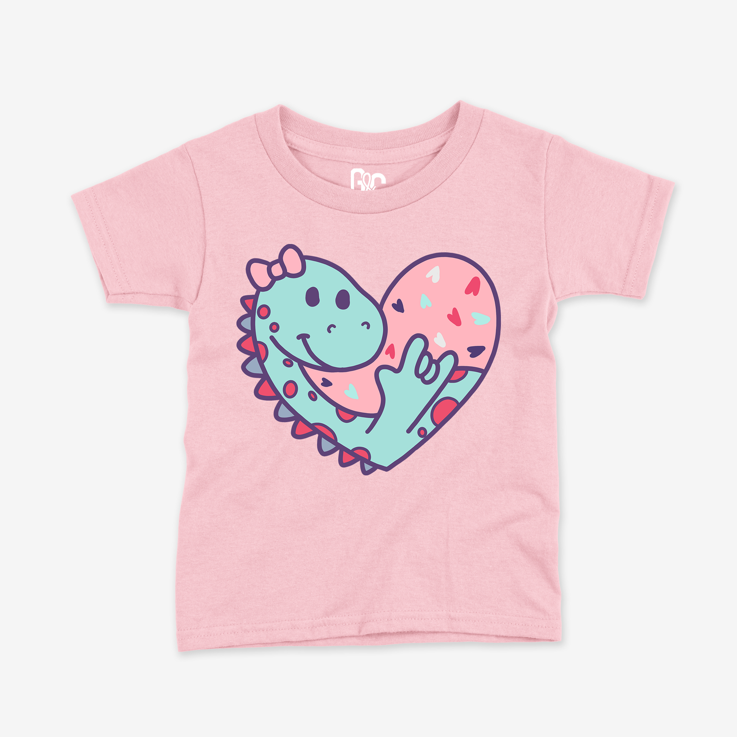 Dino Heart Toddler Tee