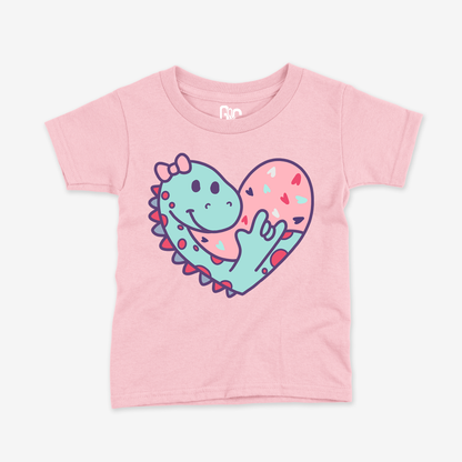 Dino Heart Toddler Tee