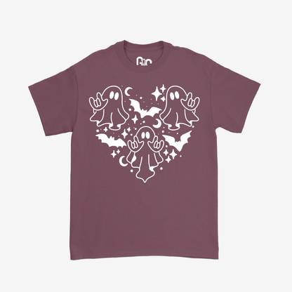 Ghostly Heart ILY Tee