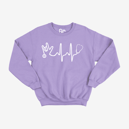 Stethoscope with ILY Crewneck