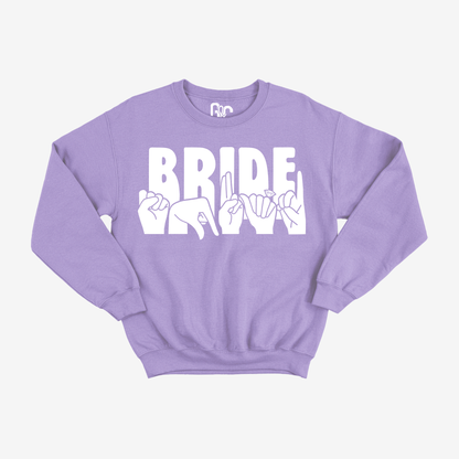 Bride Squad Dimond Crewneck