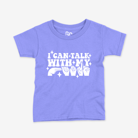 I Can Talk With My Hands Toddler Tee