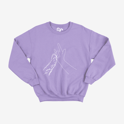 Paw ILY Illustration Crewneck