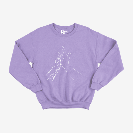 Paw ILY Illustration Crewneck