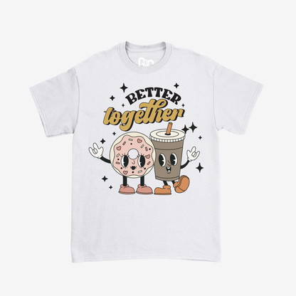 Better Together - Donut & Drink Tee