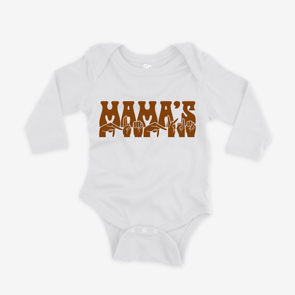 Mama's Pumpkins Onesie Sleeve