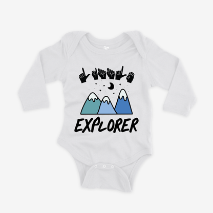 Little Explorer Onesie Sleeve