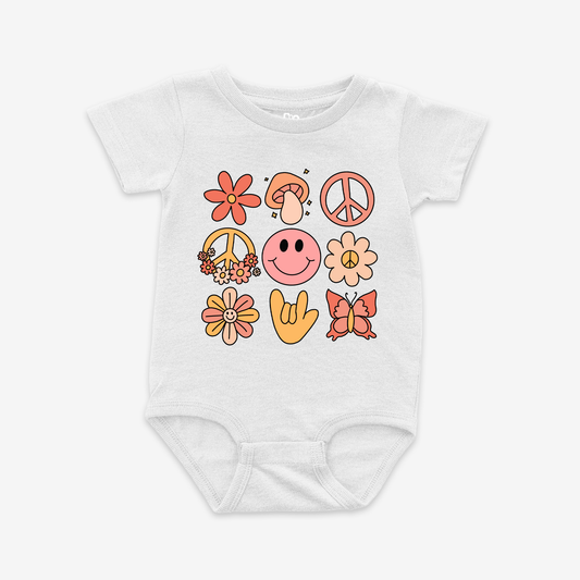 Love & peace Onesie Tee