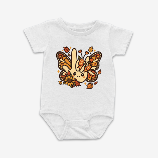 Butterfly Fall ILY Onesie Tee