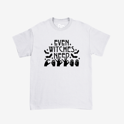 Even Witches Need Coffee Tee