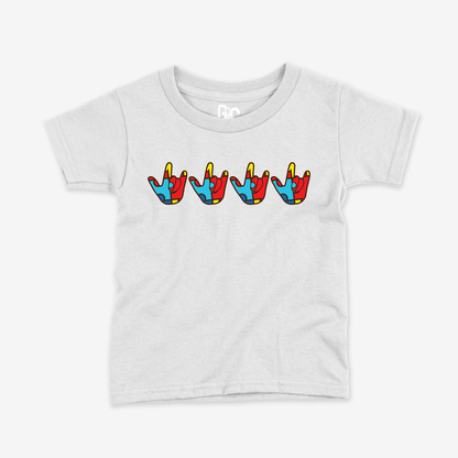 ILY Autism Puzzle Pattern Toddler Tee