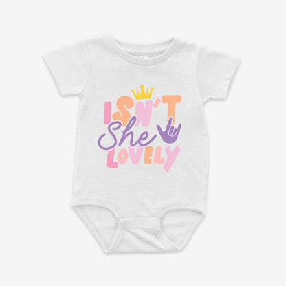 Isn't She Lovely Onesie Tee