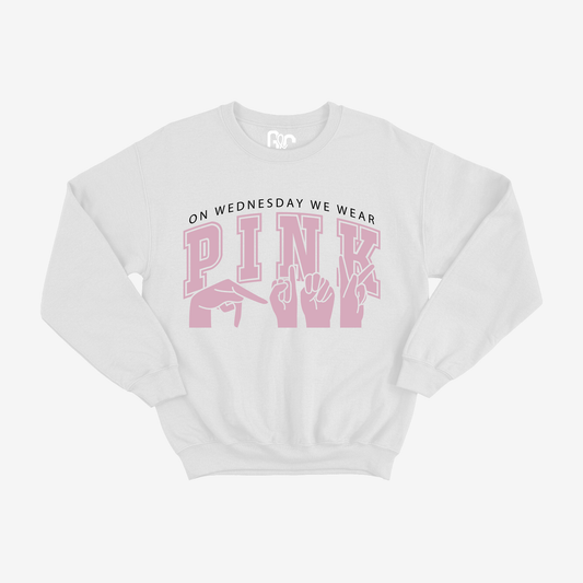 Wednesday Pink Crewneck