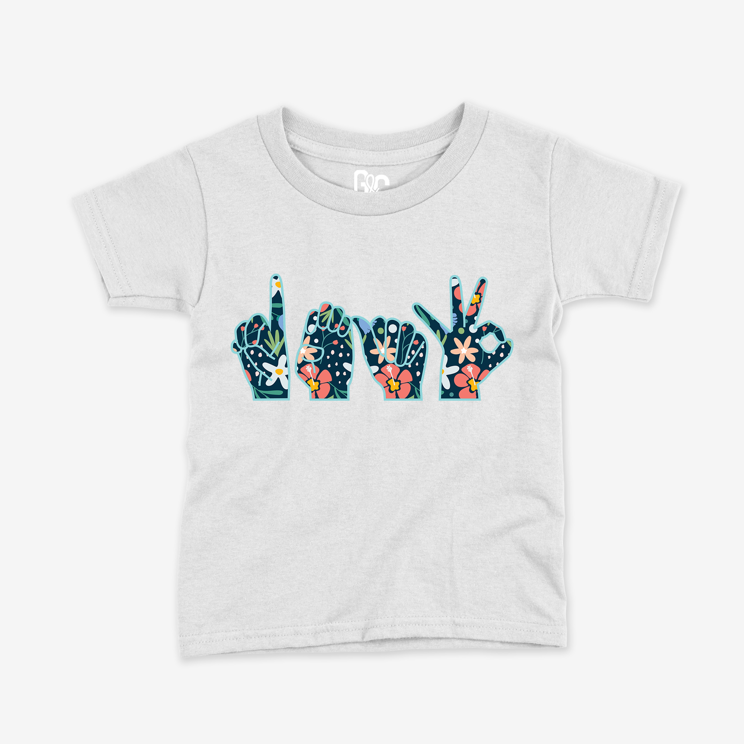 Deaf Flower Toddler Tee