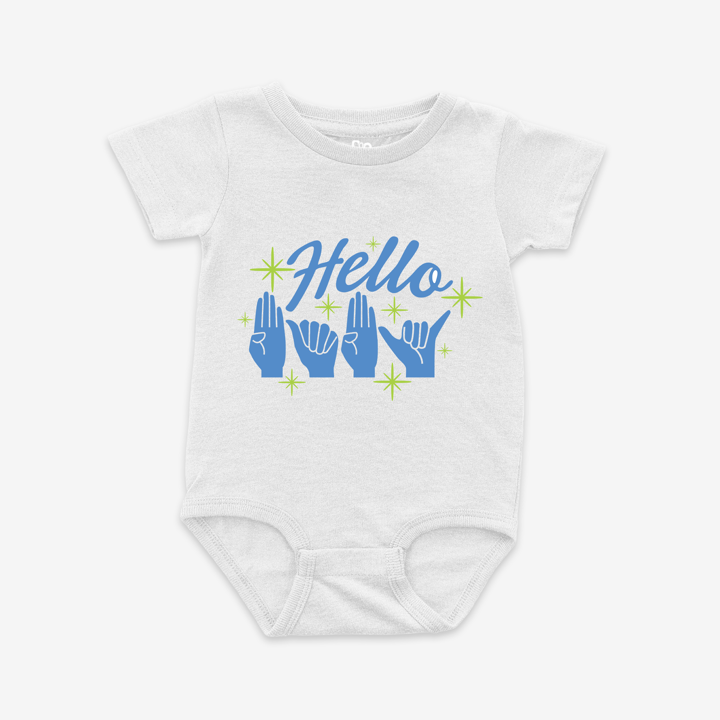 Hello Baby (Blue) Onesie Tee