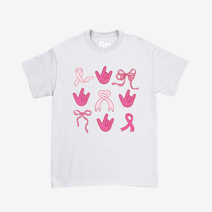 Ribbon Pinktober ILY Tee