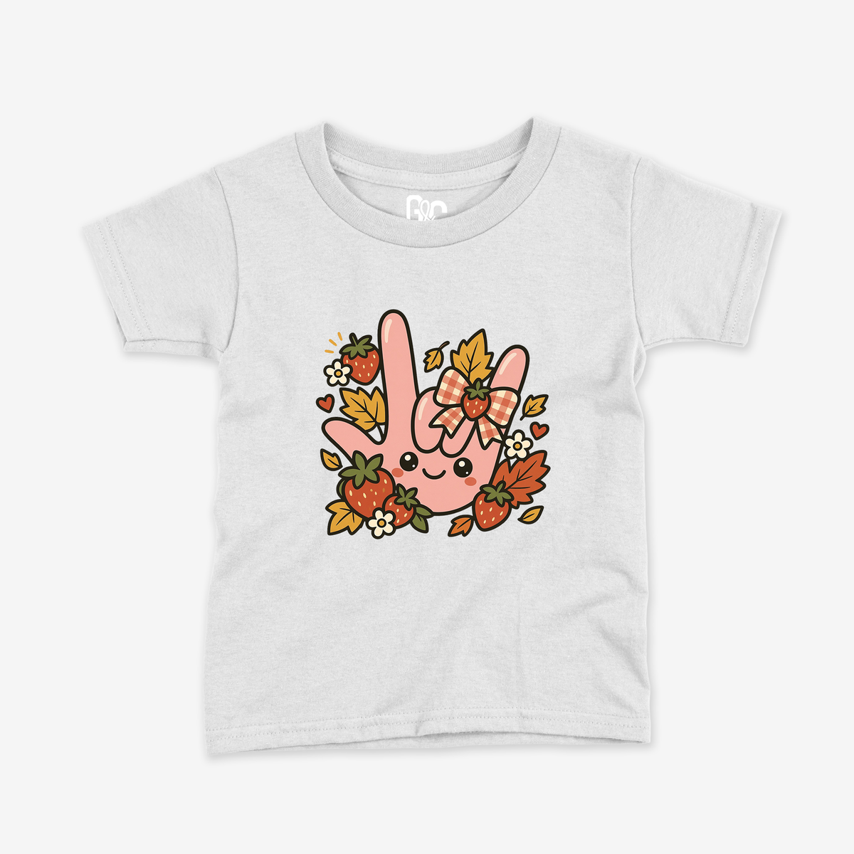 Strawberry Fall ILY Toddler Tee