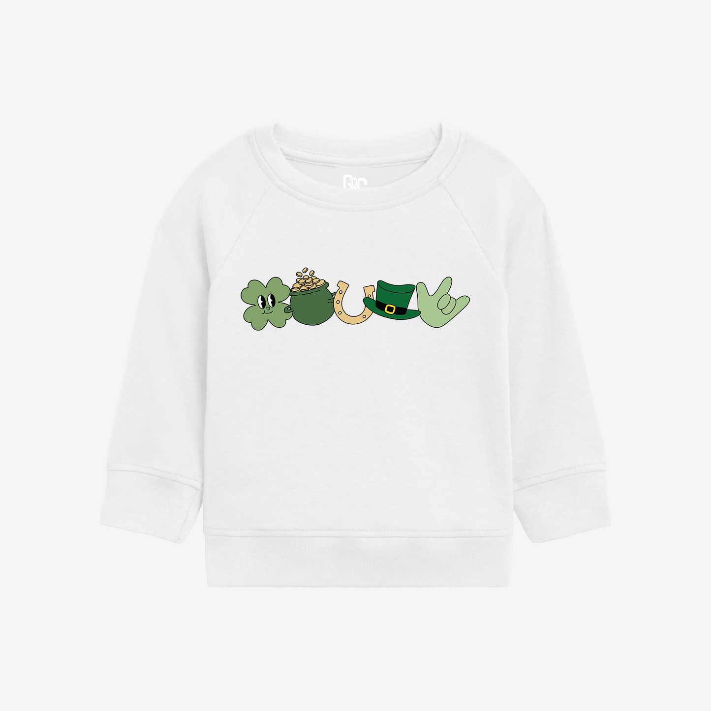 Charm Doodle ILY Toddler Crewneck