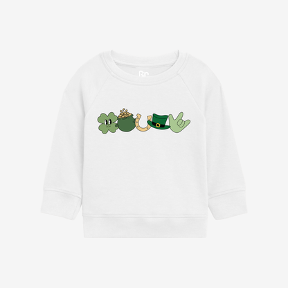 Charm Doodle ILY Toddler Crewneck
