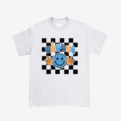 Smiley Auntie Boy Tee