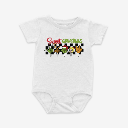 Sweet Grinchmas Onesie Tee