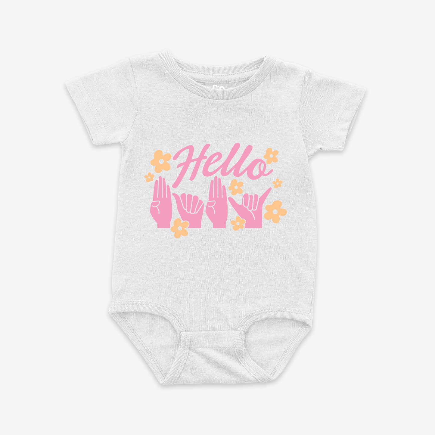 Hello Baby (Pink) Onesie Tee
