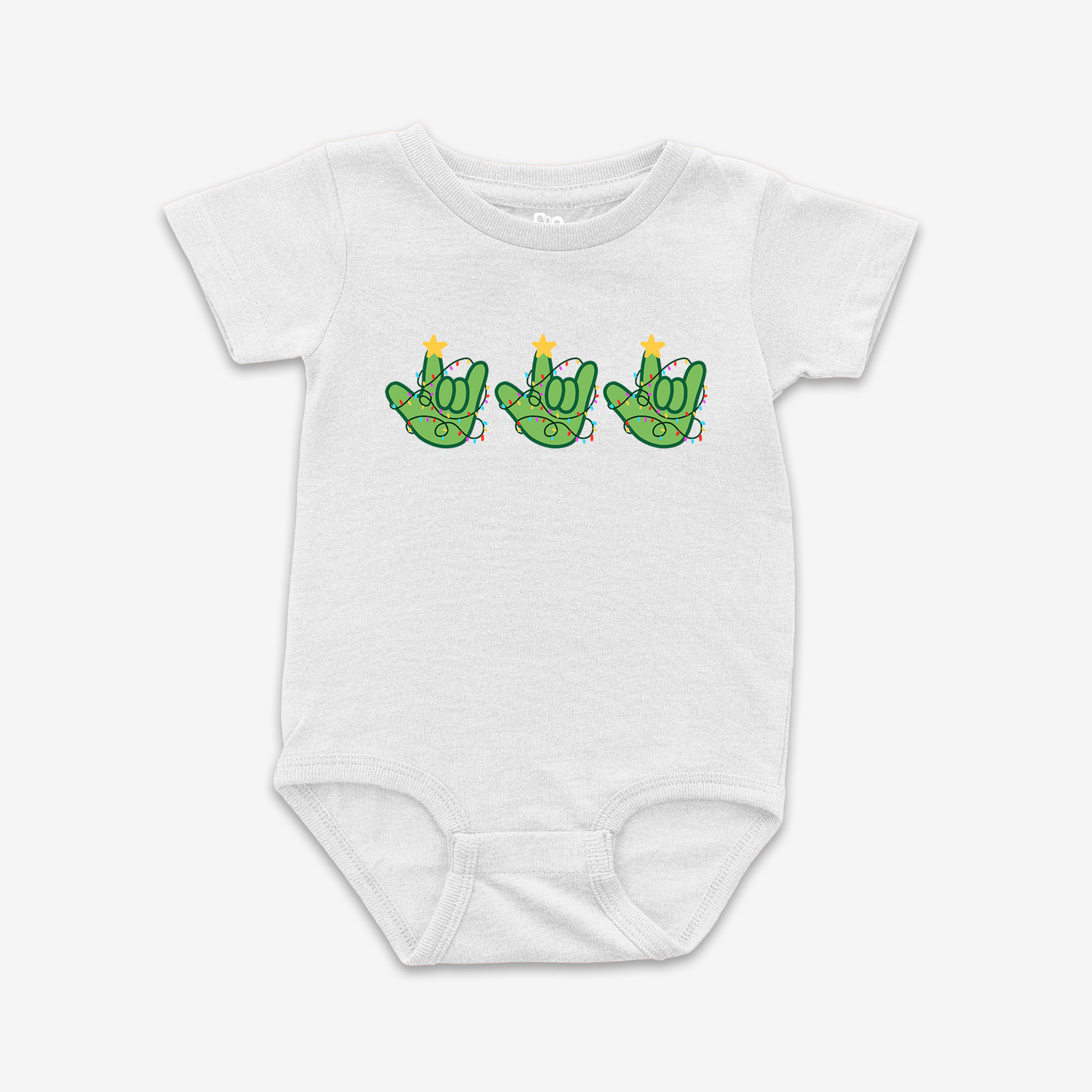 Christmas ILY Onesie Tee