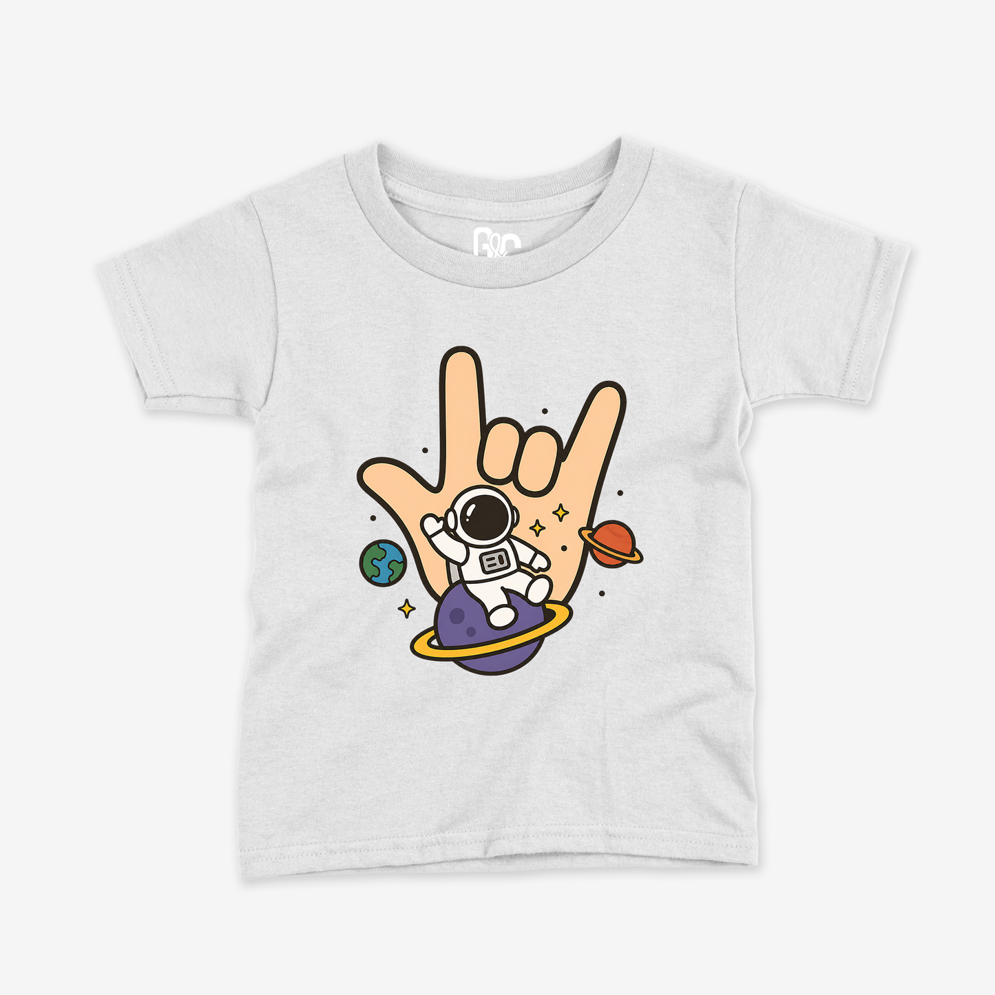 Space Astronaut ILY Toddler Tee