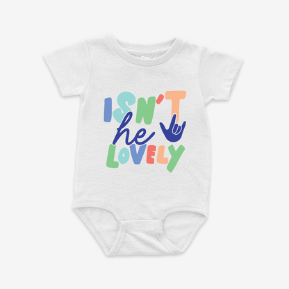 Isn't He Lovely Onesie Tee