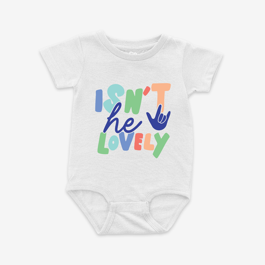 Isn't He Lovely Onesie Tee