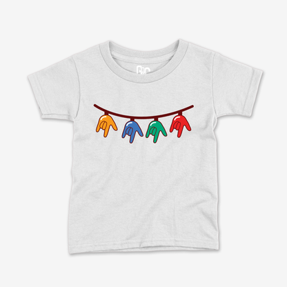 Christmas Light Bulb ILY Toddler Tee