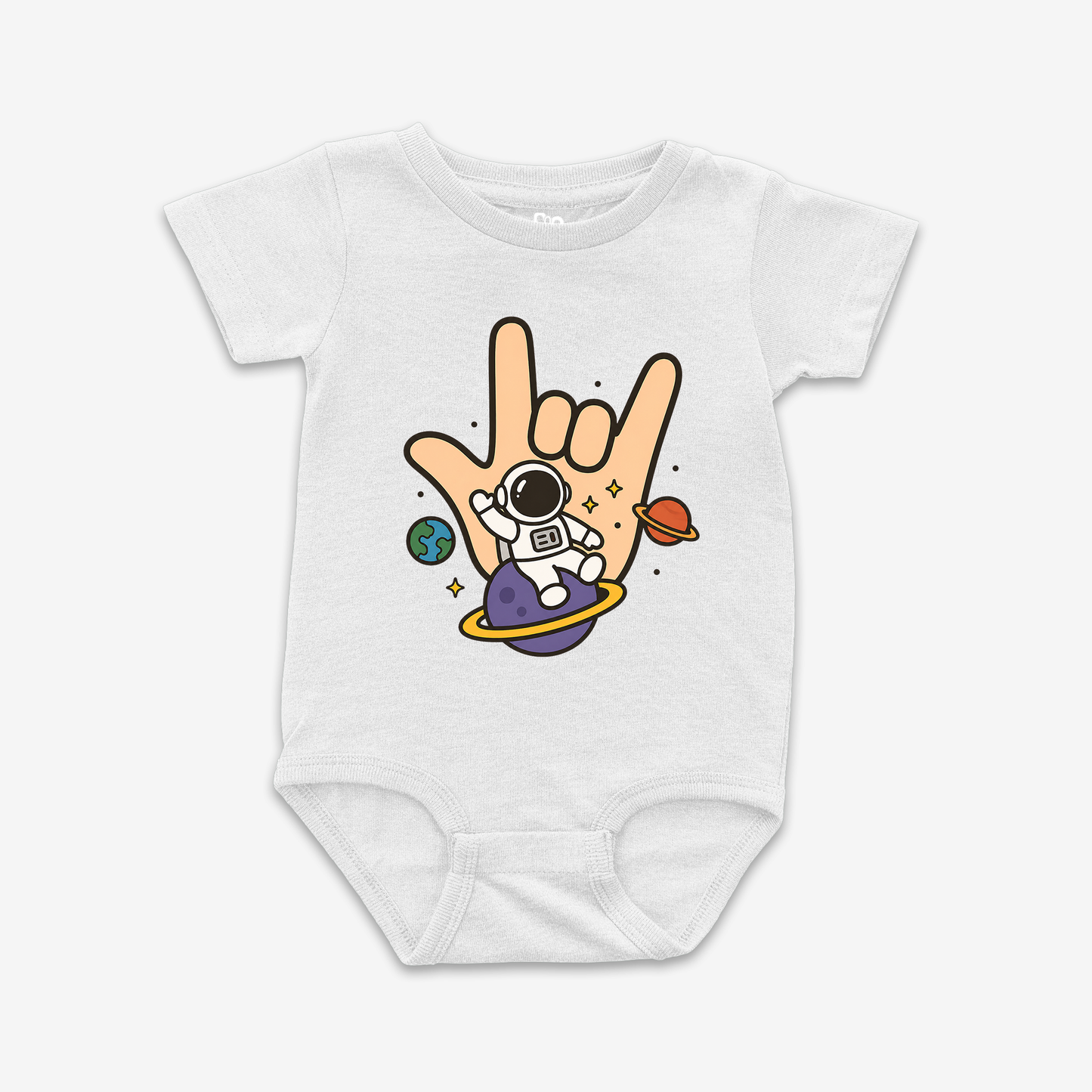 Space Astronaut ILY Onesie Tee
