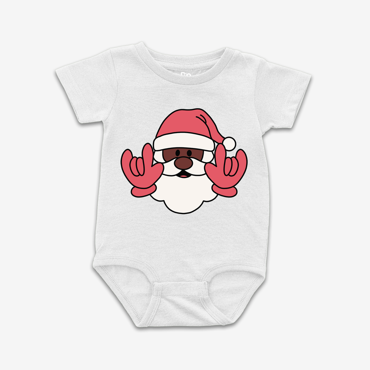 Santa ILY Onesie Tee
