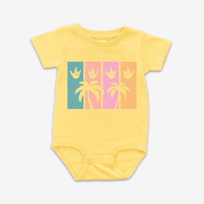 Palm Tree ILY Onesie Tee