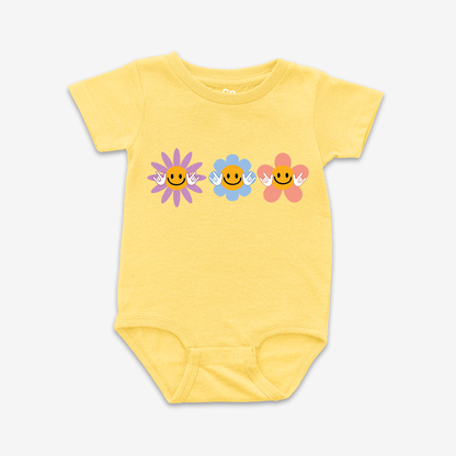 ILY Flower Onesie Tee