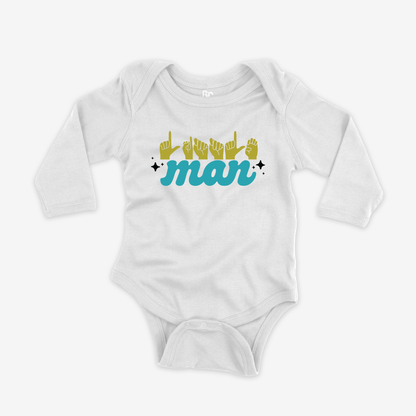 Little Man Onesie Sleeve
