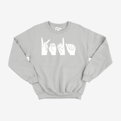 KODA FULL ASL Youth Crewneck