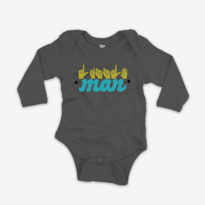 Little Man Onesie Sleeve