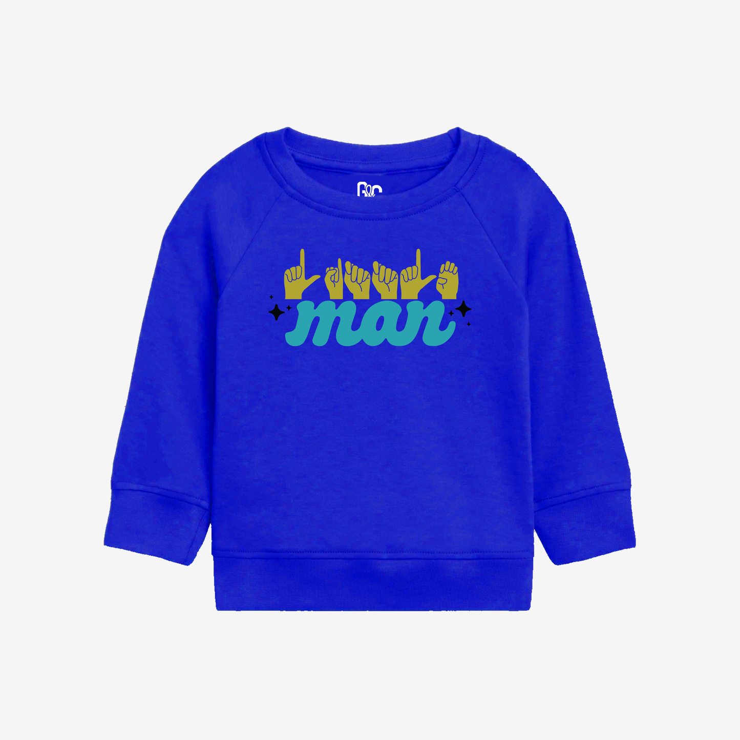Little Man Toddler Crewneck