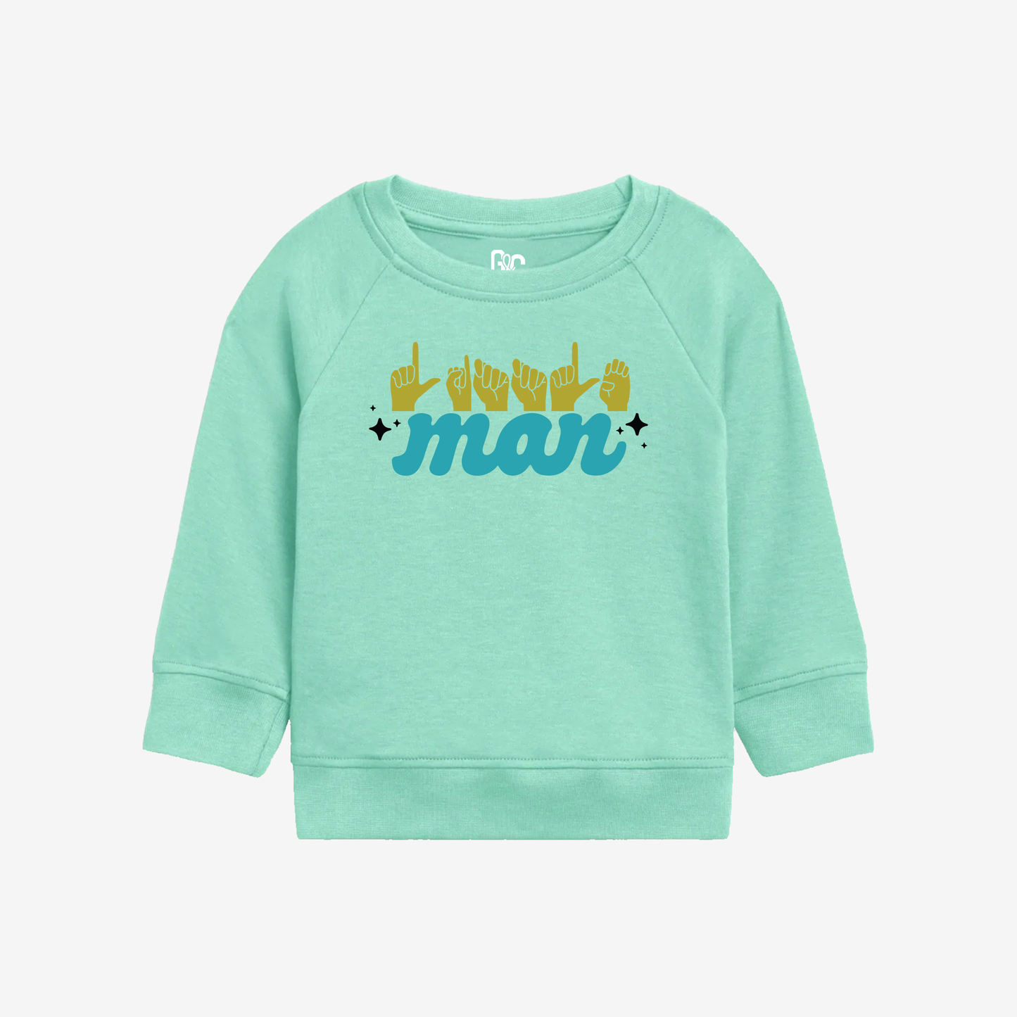 Little Man Toddler Crewneck