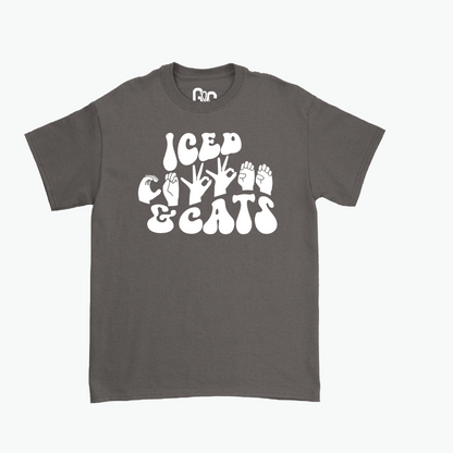 Iced Coffee & Cats Tee