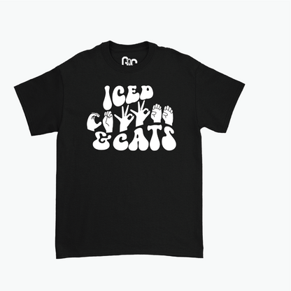 Iced Coffee & Cats Tee