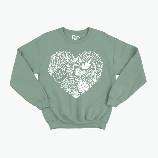 Plant ILY Doodle Crewneck