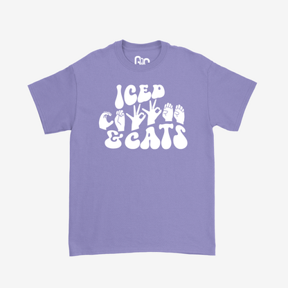 Iced Coffee & Cats Tee